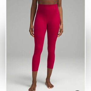 Fabletics Red High-Waisted Leggings